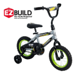 Bicicleta para Niños Rock It Huffy , Ruedas de 12", Mayores de 3 Años, Ruedas de Entrenamiento, Gris - Imagen 5